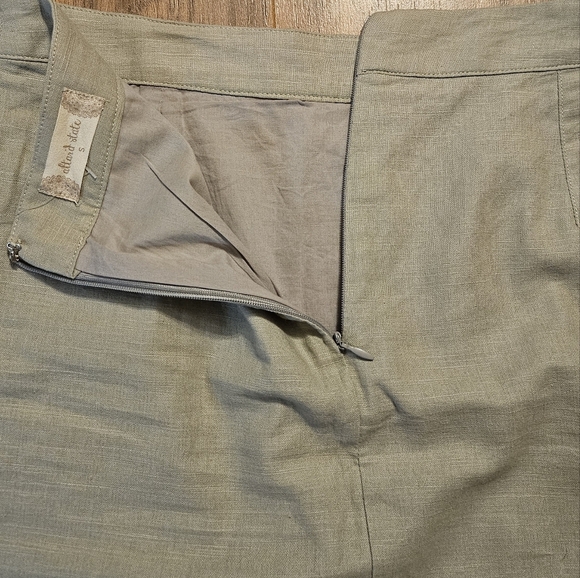 Altar'd State Gray Pencil Mini Skirt Casual - Picture 4 of 7